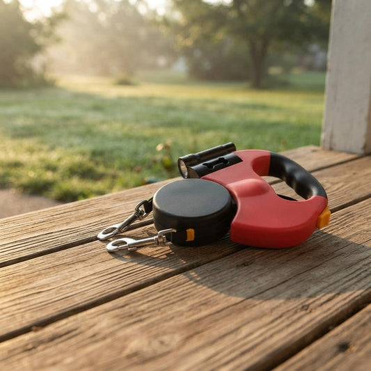 Auto Double Dog Leash